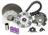NEUE VARIOMATIK SET ____ Das Variomatik Kit enthält: Variator, Steigscheibe, Rollengewichte, Gleitbuchse, Gleitschuhe, ____ Riemenscheibe, Lüfterrad, Keilriemen. ____