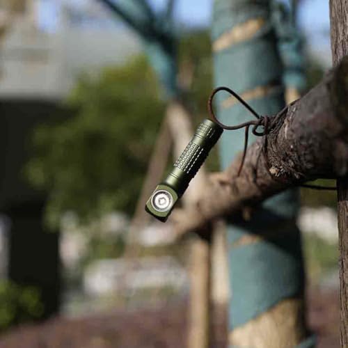 manker e02 iii 400 lumens aaa10440 flashlight pocket edc keychain angle flashlight with magnetic tail amp clip 4000k high cri r9080 led green-no headband