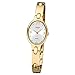 Produktbild Regent Damen-Armbanduhr Elegant Analog Titan-Armband gold Quarz-Uhr Ziffernblatt silber URF1092