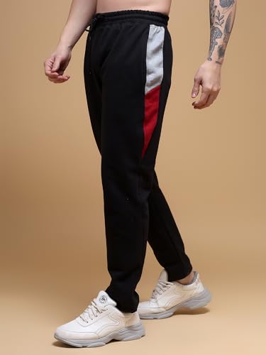 Image of Cotton Fleece Regular Fit Full Sleeves Sweatshirt & Lower Combo Set Tracksuit With Kangaroo Pockets For Men| Gym Home Workouts Training Jogging Hiking