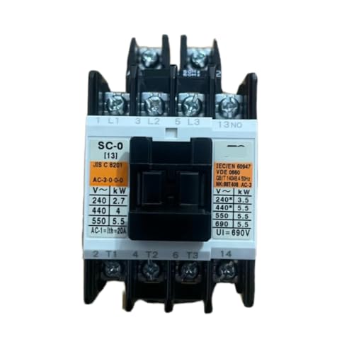 Contacteurs SC-0 1A NO commande AC24V relais inverseur