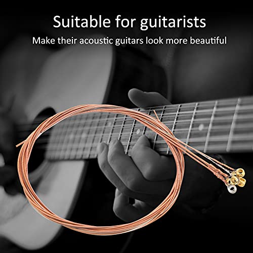 Corde de guitare acoustique Remplacement de cordes de guitare acoustique Revêtement antirouille Léger Accessoires pour… - Les Beatles, Paul McCartney, John Lennon, RIngo Starr, George Harrison Corde de guitare acoustique Remplacement de cordes de guitare acoustique Revêtement antirouille Léger Accessoires pour… – Image 6