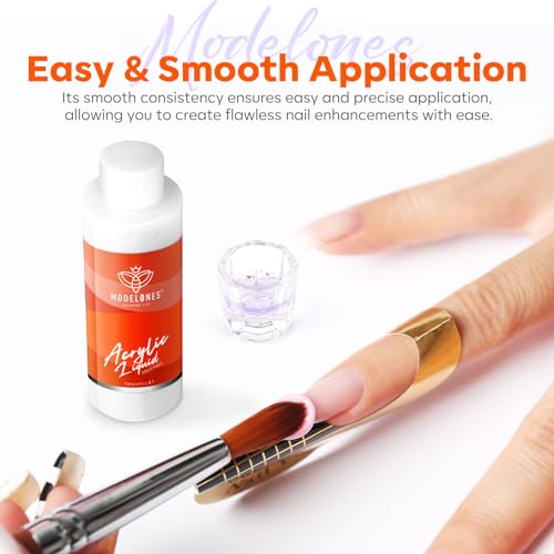 Modelones SUS-MOMNZ-00205 4 Oz Monomer Acrylic Nail Liquid thumb #5