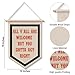 All Are Welcome Wall Art All Y'all Are Welcome But You Gotta Act Right Poster Wall Decor Funny Print Hanging Pennant Banner Flag for Classroom Home Living Room, 12x16 Inches