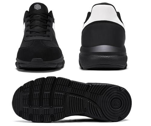 Image of LARNMERN Slip On Steel Toe Work Shoes Men's Slip Resistant Safety Sneaker Lightweight Comfortable Shoe