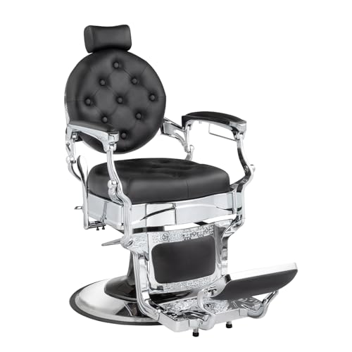OmySalon Vintage Tufted Barber Chair