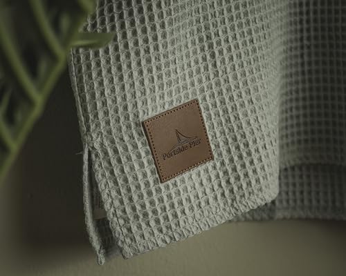 Image of Premium Wearable Hooded Towel Poncho for Kids | 100% Cotton Waffle Weave | Pool | Lake | Boat | Toddler | One Size | Salmon Color