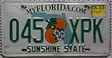 Slogan: Sunshine State Original Autokennzeichen aus Florida // Sunshine State, USA Nummernschild US License Plate, Autoschild KFZ Kennzeichen Metallschild