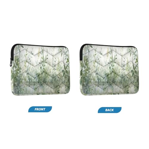 Funda para portátiles 13–14 pulgadas verde hojas impermeable miniatura 2