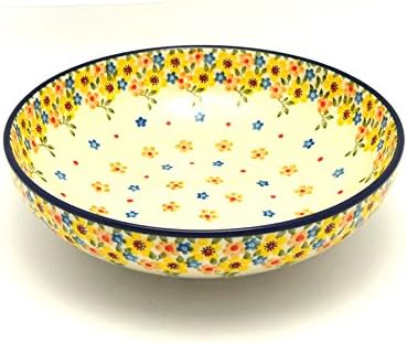 Polish Pottery Bowl - Contemporary - Medium (9") - Buttercup