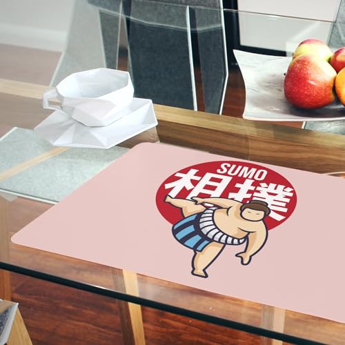 Sets de table japon combat de sumo idée cadeau originale pour passionnés d'Asie - 6