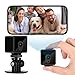 Mexgcom Mini Kamera Überwachungskamera Innen, 2K 1080P HD Live Übertragung Mobile APP Kamera Überwachung Innen WiFi Kamera mit Bewegungsmelder Nachtsicht/Cloud-Speicherplatz für Heim Videoüberwachung