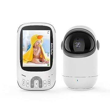 Babá Eletronica Câmera, 3.2" Monitores de Câmara de Vídeo,Visão noturna, conversa bidirecional, alcance de 260m/50m