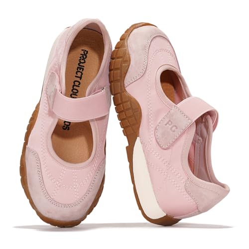 Project Cloud Girls Shoes - Memory Foam Insole Kids Shoes Girls Sneakers - Lightweight Mary Jane Flats & Non-Slip Comfortable Kids Sneakers (Little Donna)