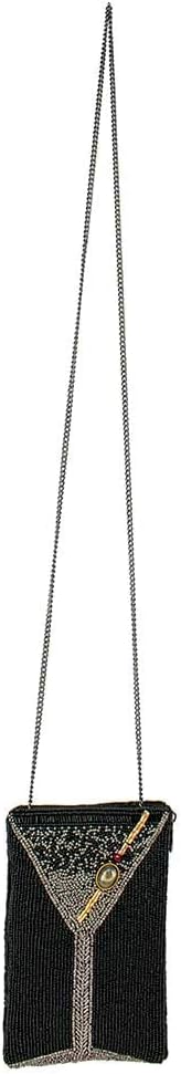 Mary Frances Make It Dirty Beaded Crossbody Cell Phone Bag Clutch Martini-Themed Evening Purse, Multiple - Image 7