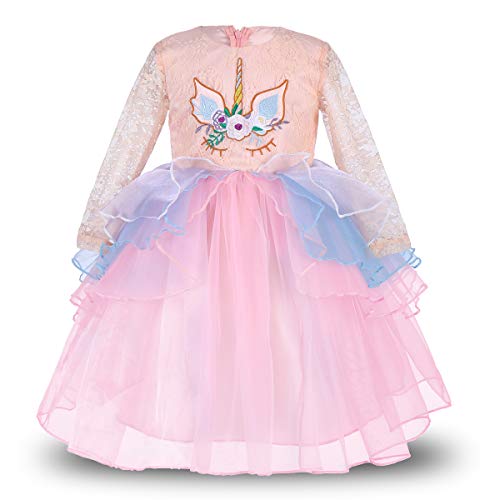 long sleeve unicorn dress