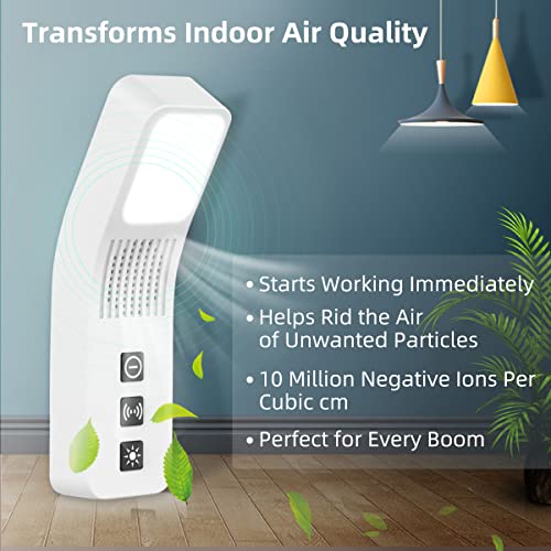 Bairutong Air Lonizers For Home,Bedroom Negative Ion Generator With Night Light Function,Plug In Air Fresheners For Home,Odors, Smoke|Highoutput, Quiet #TOP2