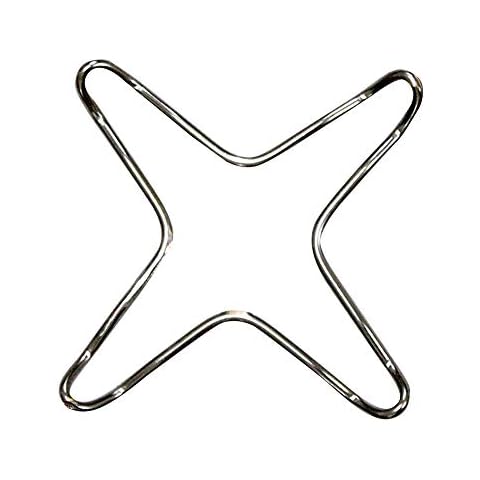Pan Stand Gas Hob Stand Accessories Stainless Steel Trivet Cooking Kitchen Rack Stove Top Chrome Plated Pot Coffee Maker Support Universal(1) Cover