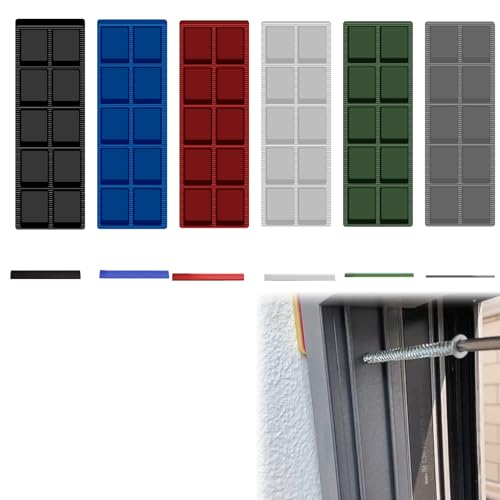 90 separadores de plástico 1-6 mm x 30 x 100 mm – Suelo de vinilo sistema de clic, placas de acristalamiento, arandelas, placas de compensación, bloques espaciadores laminados, cuñas de montaje