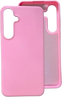 Capinha Compatível Com Samsung Galaxy S24, S24 PLUS e S24 ULTRA Linha PREMIUM Colorida Preto, Branco, Vermelho, Azul, Verde, Rosa Transparente Slim Aveludada 3 Camadas (Rosa claro, S24 PLUS)