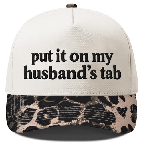 Put It On My Husbands Tab Tab Funny Trucker Hats Women Vintage Adjustable Baseball Cap Embroidery Fashion Trucker Hat