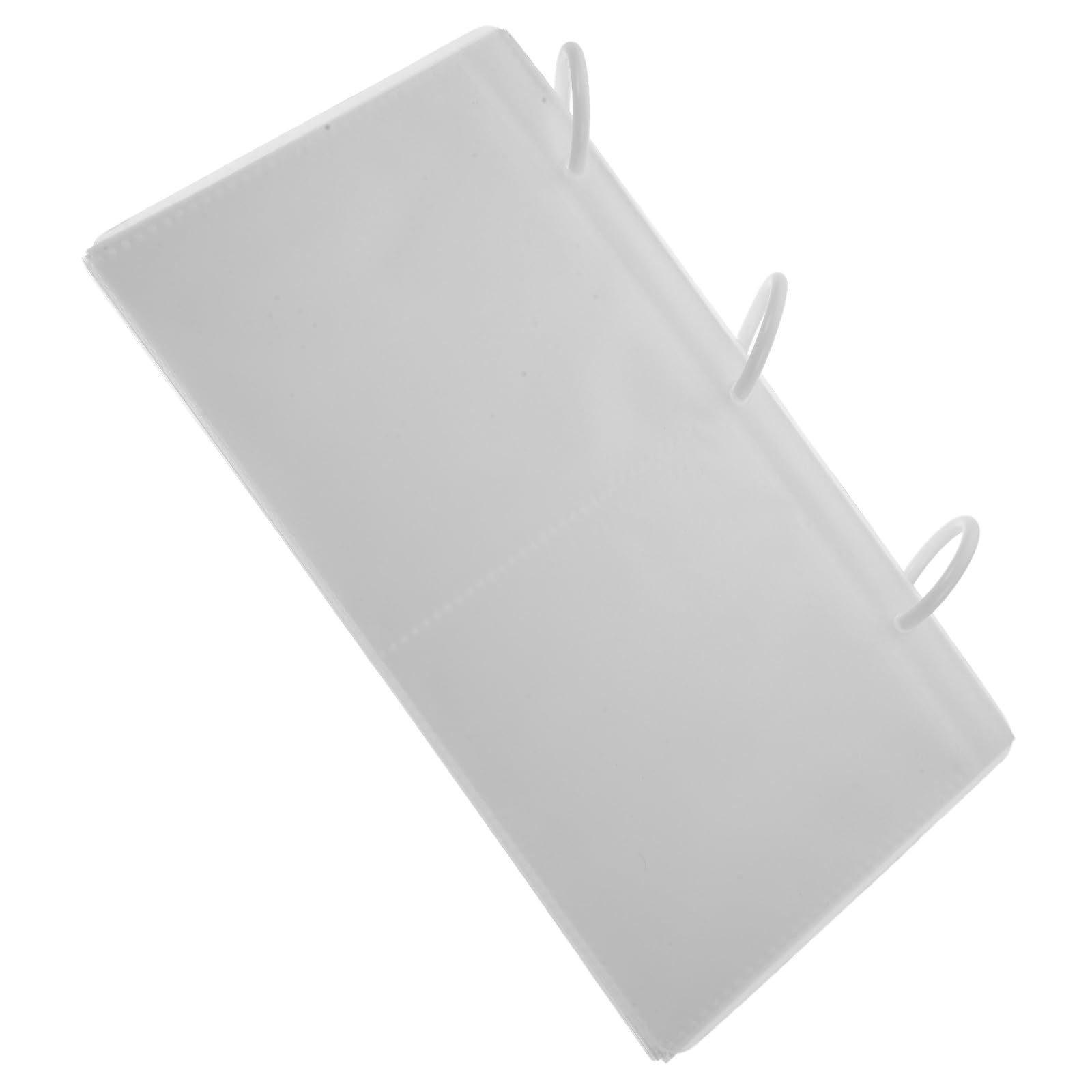 Angoily Loose Leaf Photo Album Binder with 10x10 Double Pocket Sleeves, Refillable Photocard Holder for Scrapbooking Supplies and Picture Storage, Mini Photo Book Page Binder for Arts