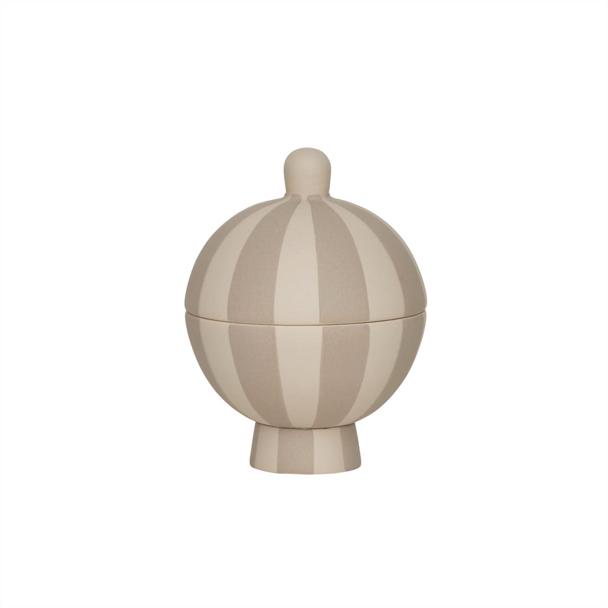 Bonbonniere aus Steingut 8.5xH11.5cm