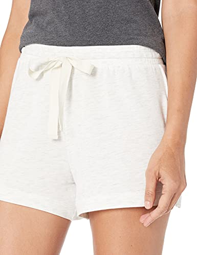 Amazon Essentials Women's Lightweight Lounge Terry Pajama Short, White Heather, Medium #TOP15