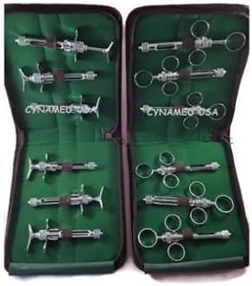 New Set of 12 Dental ANESTHETIC Syringe 1.8 CC CW Type and 3 Ring Type 1.8ML-A+ Quality