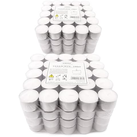 Lot de 200 bougies chauffe-plat Pajoma Cover