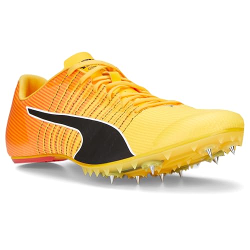 PUMA Mens Evospeed Tokyo Future 4 and Field Running Sneakers Shoes - Orange, Yellow - Size 11.5 M2