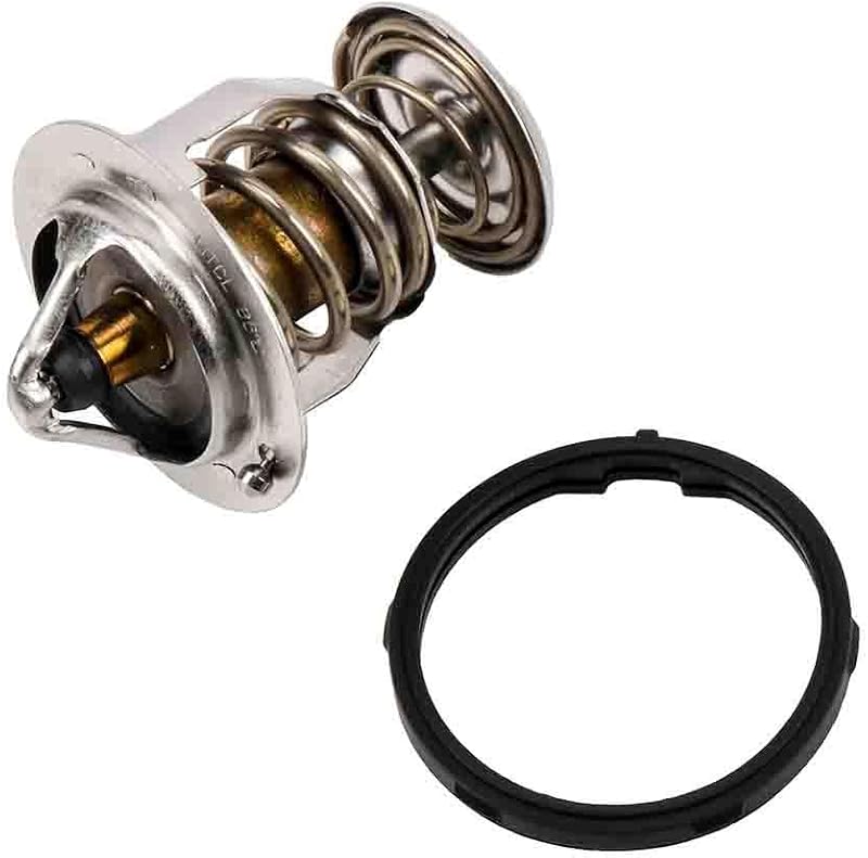 Válvula termostática do líquido de arrefecimento ACDelco GM Original Equipment 187 °F (86 °C) 131-160 (89018168) com junta – Kit