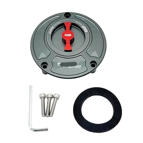 Bouchon de réservoir moto sans clé en aluminium CNC 6 couleurs pour MT09 et FJ09 Tracer 2016