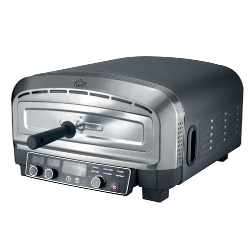 Forno Pizza XXL Professionale 2200W, Piano in Pietra 37x37 cm