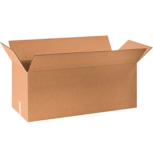 Image of BOX USA Shipping Boxes 30 inchL x 10 inchW x 10 inchH 20-Pack Long Corrugated Boxes for Moving, Shipping, Mailing, Packing, Packaging and Storage