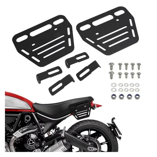 Motorcycle Rear Luggage Rack For Ducati For Scrambler 620 800 Urban Classic Sixty2 Icon Motorcycle Side Rack Luggage Saddle Bags Mounting Brackets Holder - Image 3