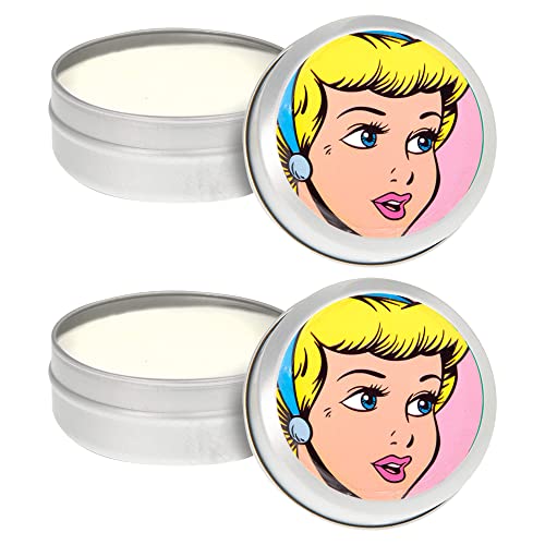 MAD Beauty Disney Princess 2 Count Cinderella Lip Balm 4.2 Oz - Beauty Products Skincare Gifts Hydrated Kiss