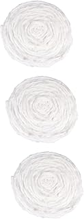 Beaupretty 3 Pacotes De Bolas De Algodão Orgânico Almofadas De Algodão Cosmético Algodão Bacon Bolas De Algodão Tamanho Manicure Unha De Algodão Bola De Algodão Profissional Grande Colo De
