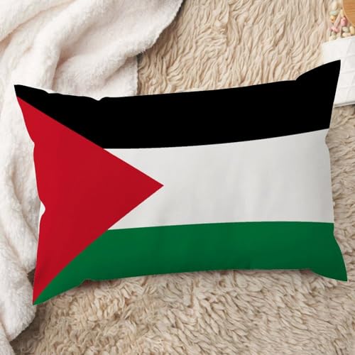 Palestinian Flag Pillow Covers 12x20in