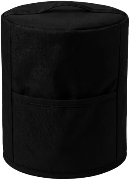 KHOOBREZ Electric Kettle Dust Cover | Waterproof Appliance Cover for Electric Kettle | Scratch & Dust Protection Cover with Handle Opening | Kitchen Appliance Storage Cover (Black)