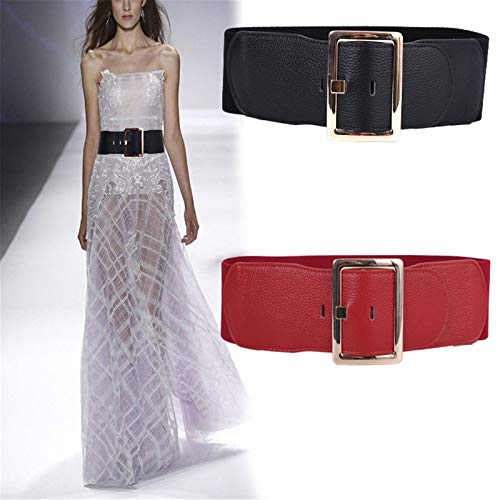 Wide Elastic Belts Women's Stretch Elasticated Wide Belts for Dress Wearing, Coat for Dress3