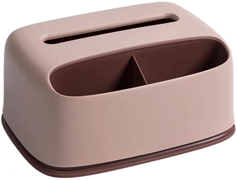 Tissue box， Facial Tissue Box Rectangular Dispenser with Rounded Corners-Plastic