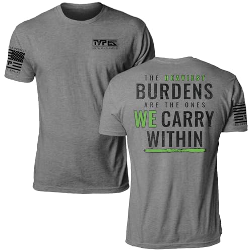 Til Valhalla Project Heaviest Burdens Graphic Tee | Veteran Owned & Operated | Proudly Printed in The USA