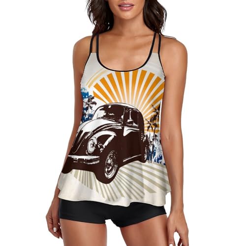 Ensembles bikini tankini femme short de garçon maillot de bain robe de plage