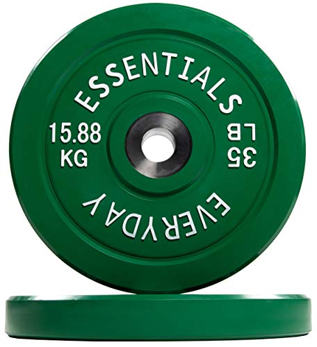 BalanceFrom Color Coded Olympic Bumper Plate Weight Plate