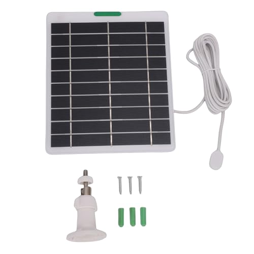 Cargador de Panel Solar de 5W Monocristalino Compacto para Cámara Exterior 7
