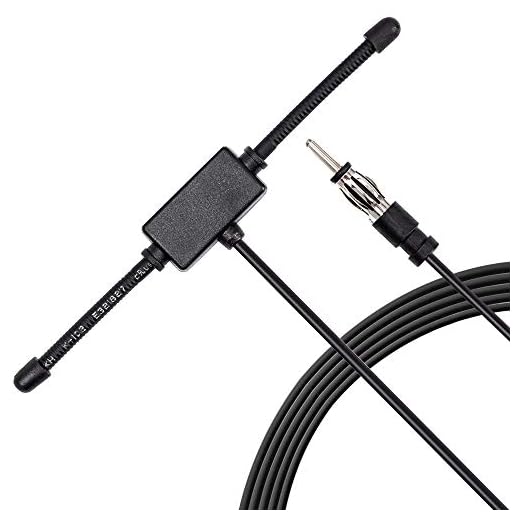 StickyDeal Universal Car Stereo FM AM Antenna Hidden Adhesive Mount Antenna for Car SUV Vehicle Truck Radio Stereo Head Unit Receiver Tuner, 10ft(3m)