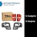 TRQ Lighting Kit FO2502287 FO2503287 FO2818143 FO2818148 FO2818150 FO2819143 FO2819148 FO2819150 Compatible with 2009-2014 Ford F-150