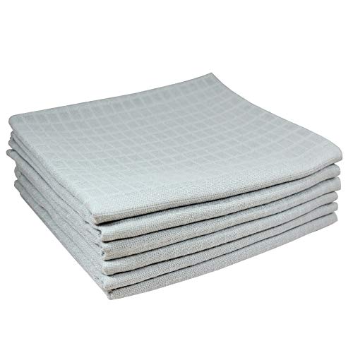 MMC pack of 6 muslin diapers, 6 Grey, 80 x 70 cm