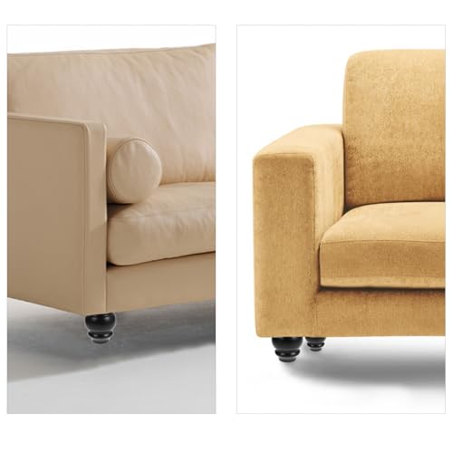 Patas de madera maciza negras con diseño sofisticado para renovar comodas y sofás 4